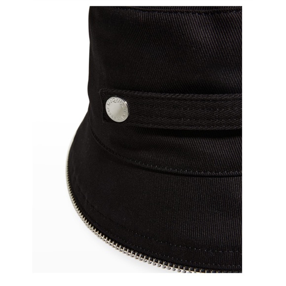 Alexander McQueen Men's Logo Script Zip Brim Bucket Hat - Picture 4 of 6